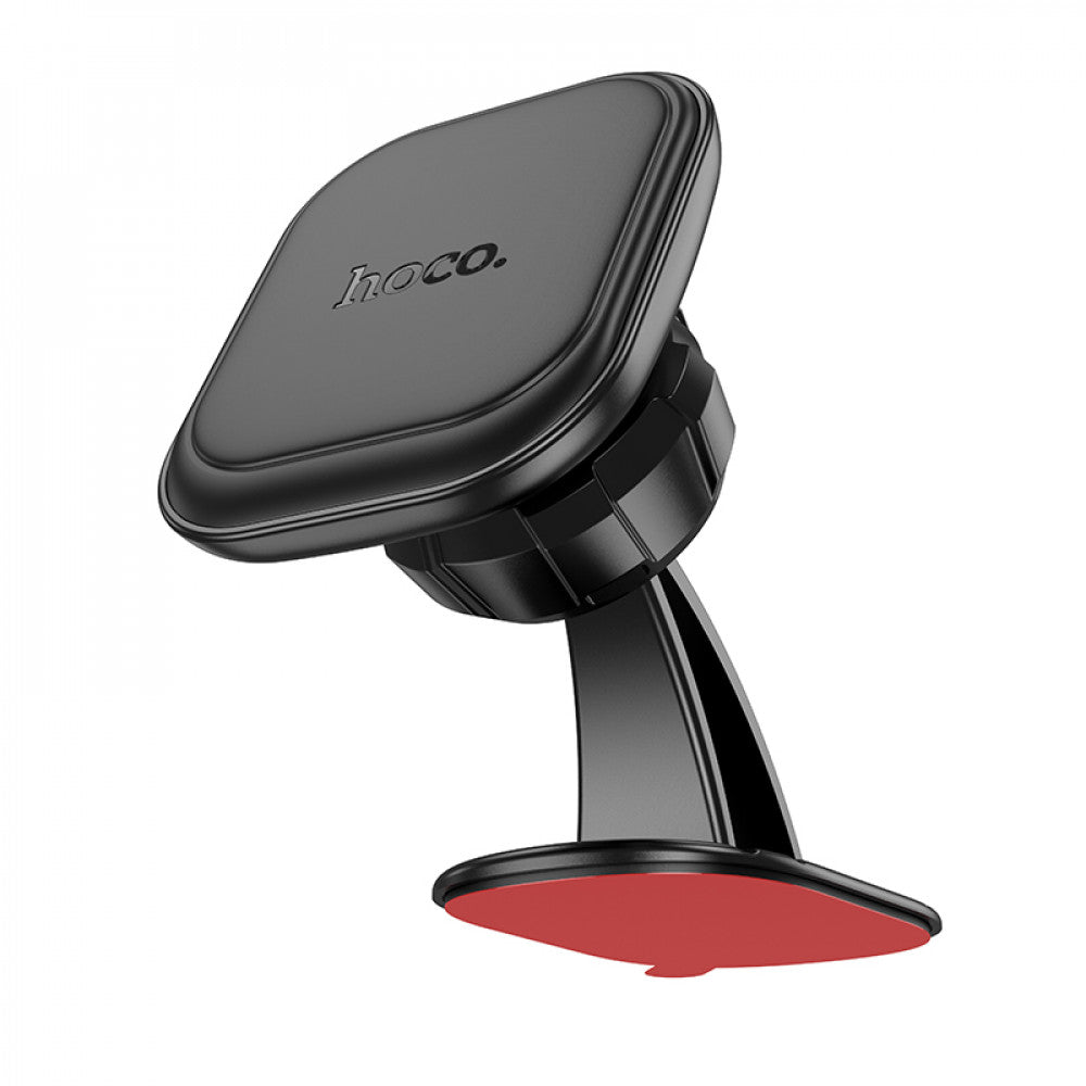 Magnetic car holder with adhesive base Hoco H30 — Black