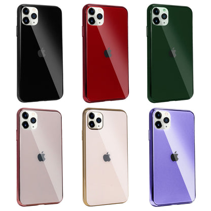 Cover Cases Glass TPU Case iPhone 11 Pro - 01 Black