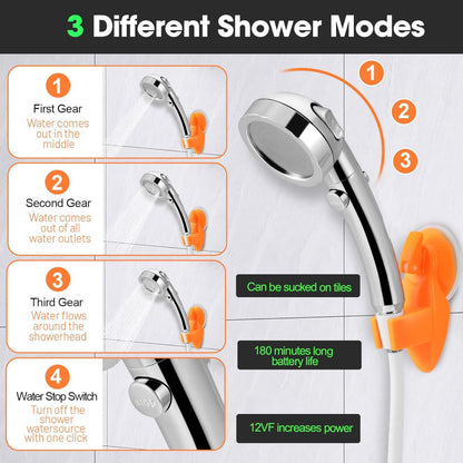 Portable shower 7800 mAh HS-01