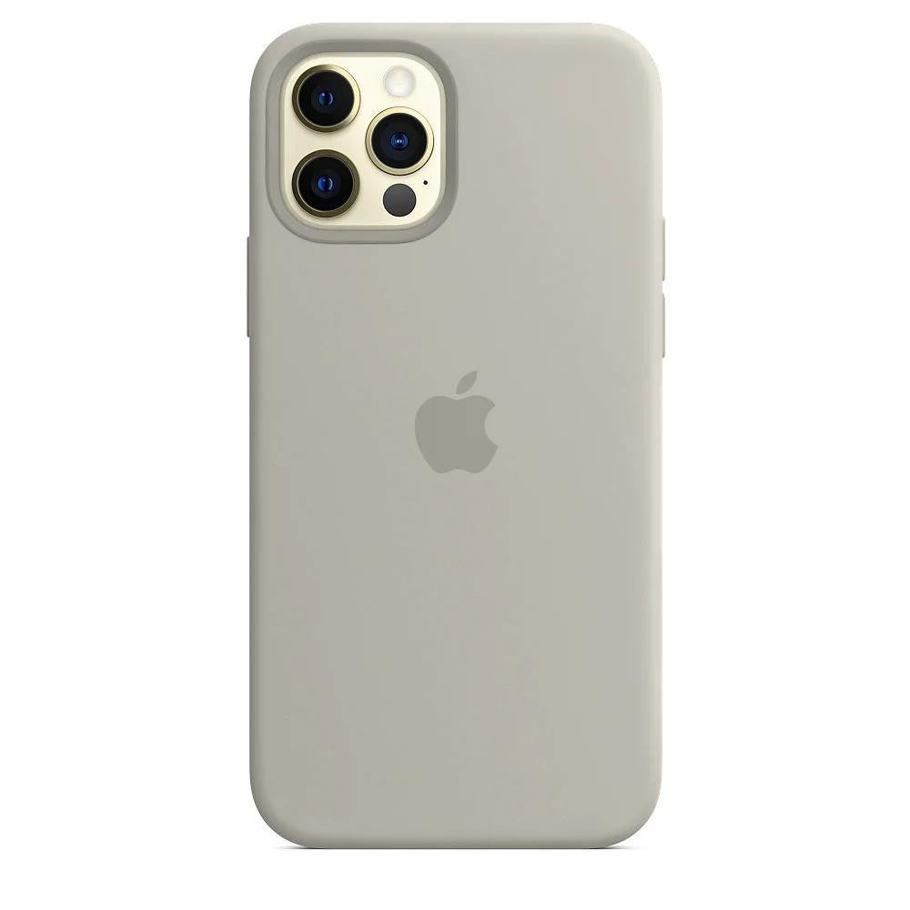 Original Silicone Case Full Size iPhone 14 6.1" — New Brown (80)