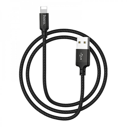 Кабель Lightning 2A (1m) Hoco X14 — Black