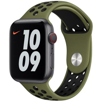 Ремінець Sport Nike — Apple Watch 42 mm | 44 mm | 45 mm | 49 mm — Black & Red
