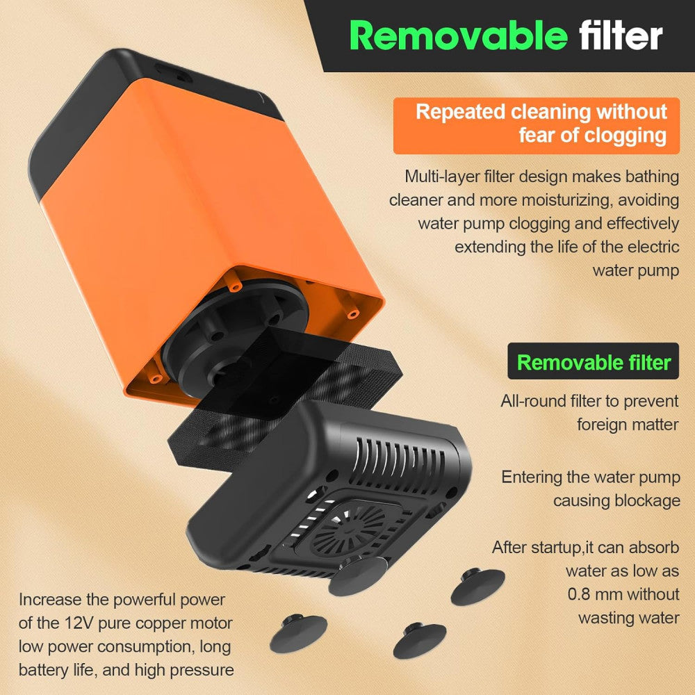 Portable shower 7800 mAh HS-01