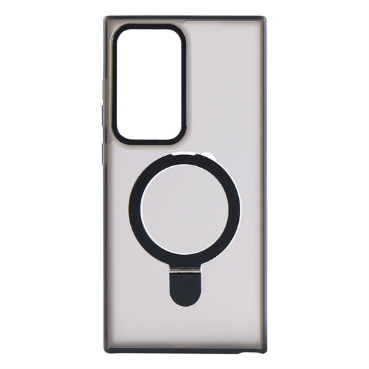 Накладка Чехлы Matte Guard Ring Case With MagSafe Samsung S25 Ultra — Black