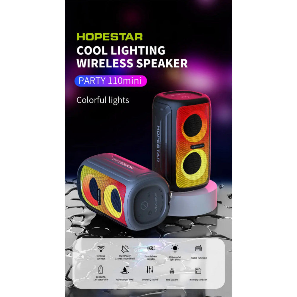 Портативна колонка Hopestar Party 110 Mini — Blue