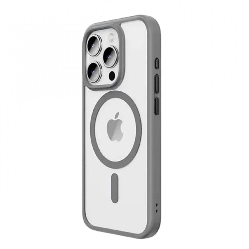 Rock Guard Series TPU Case with Magsafe iPhone 15 Pro Max — Titanium Grey