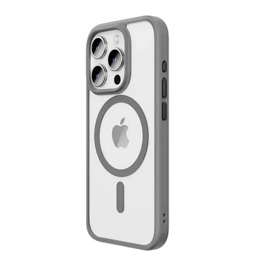Rock Guard Series TPU Case with Magsafe iPhone 15 Pro Max — Titanium Grey