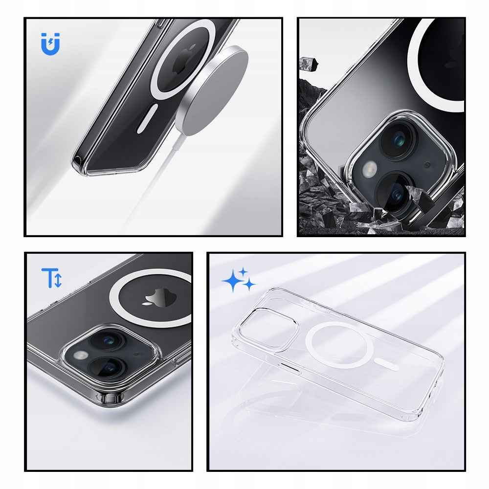 Rock Crystal Series TPU Case with Magsafe iPhone 15 Pro