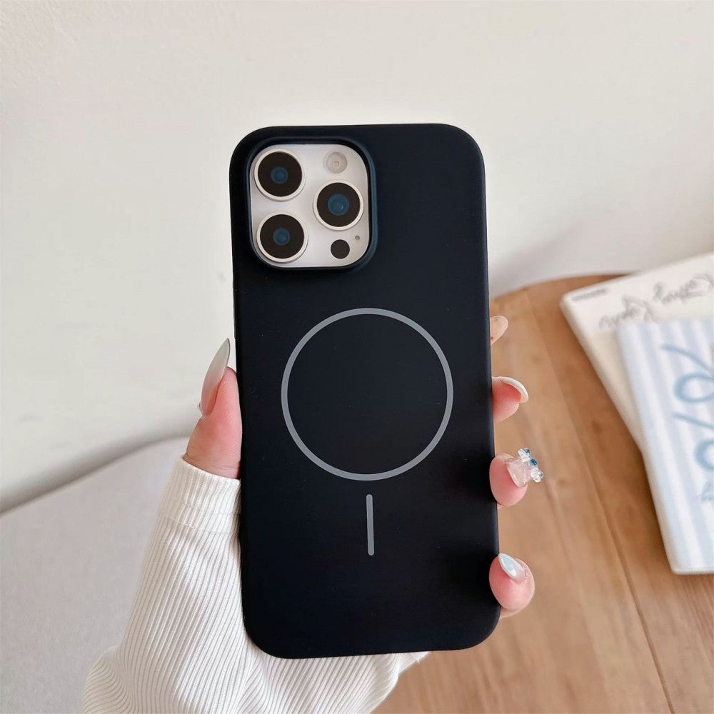 Original Silicone Case HC with MagSafe — iPhone 12 — Black (18)