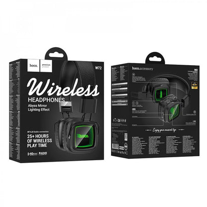 Беспроводные Bluetooth-наушники Hoco W72, накладные - Black