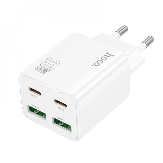 Home Charger | 20W | 2PD | 2U — Hoco N55  — White