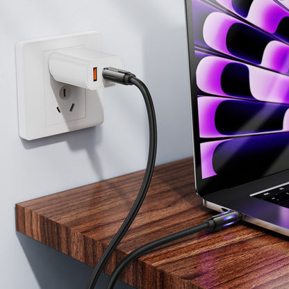 Silicone Cable USB C to C 60W (1m) – Hoco U136 – White