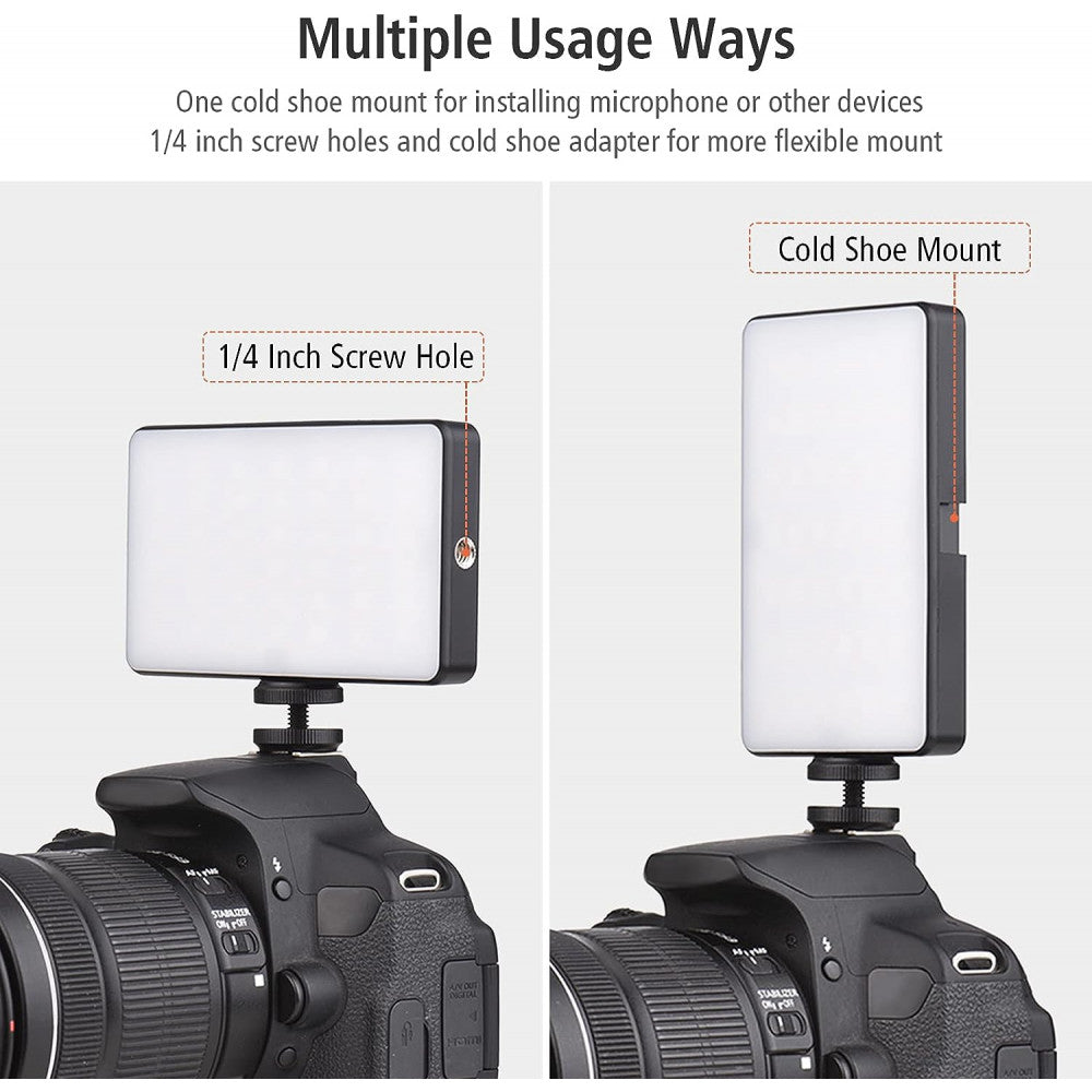 Video light lamp LED W140 RGB 8W LED 140pcs color 2500-9000K CRI95+ Battery 3100mAh