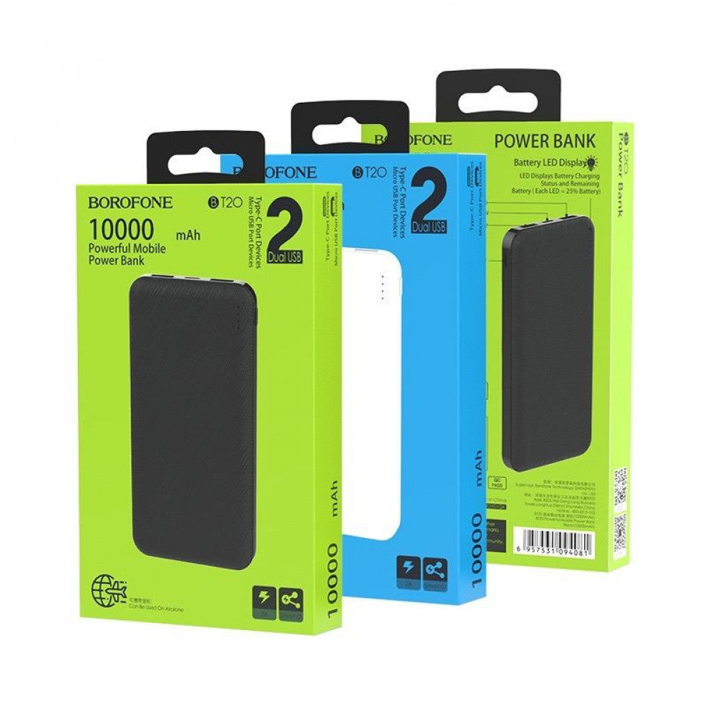 Power Bank 10000 mAh – Borofone BT20