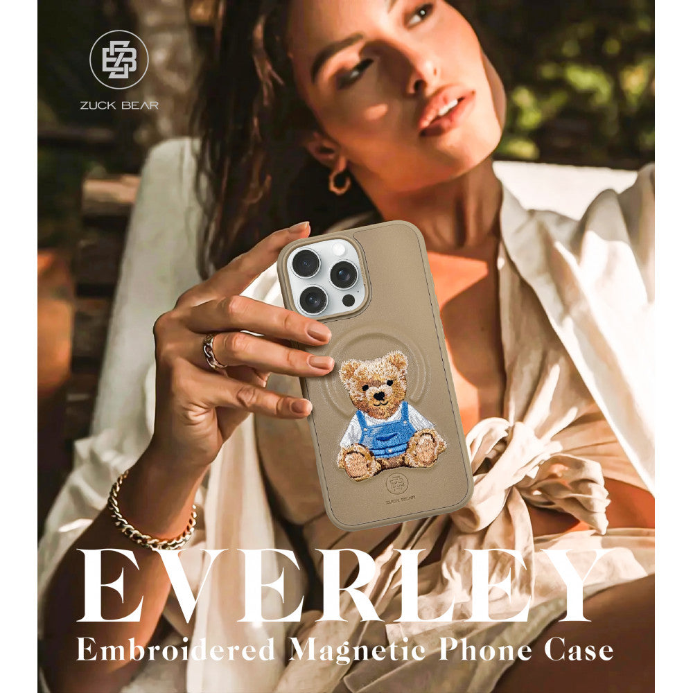 Polo Everley Leather Case with Magsafe iPhone 16 Pro — Champaign Gold