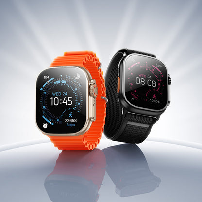 Smart Sports Watch (Call Version) Hoco Y42 Ultra  — Titanium gold