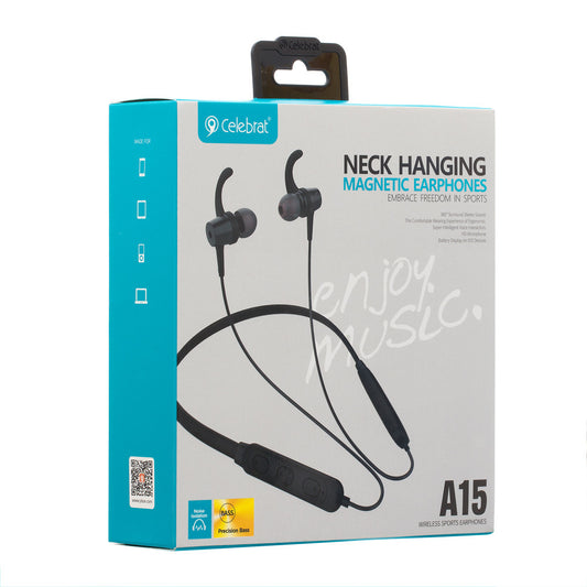 Bluetooth headphones Celebrat A15 – Black