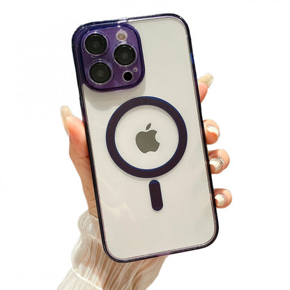 Clear Magnetic TPU+PC Case iPhone 15 Pro 
