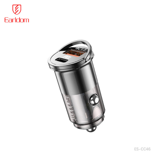 Car Charger 2.4A 1U 1C Earldom ES-CC46