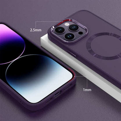 Metal Style Case With MagSafe iPhone 15 Pro — Lavender