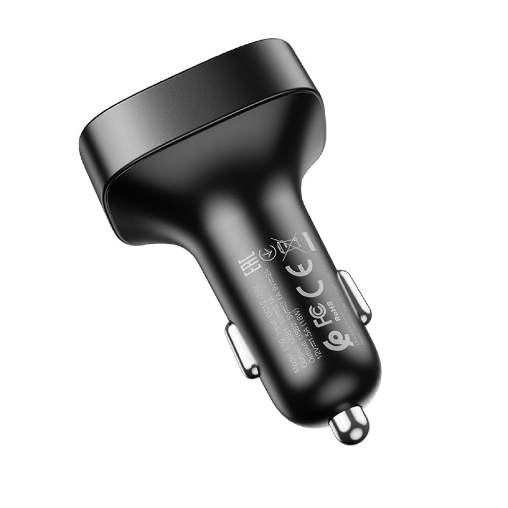 Fm Transmitter MP3 | Car Charger | 3.0A | 2U - Hoco E59
