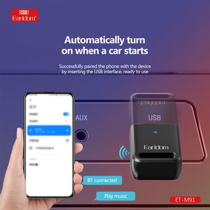 Bluetooth Audio Receiver - Earldom ET-M91