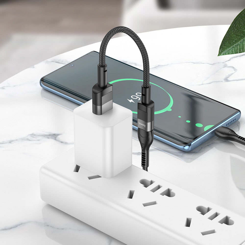 Adapter USB A To USB C Hoco U107 – Black