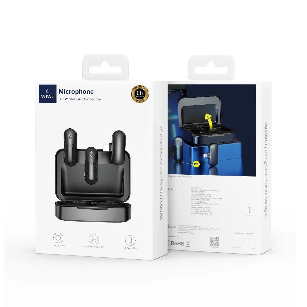 Wireless Microphone for Phone USB C - Wiwu Wi-WM002