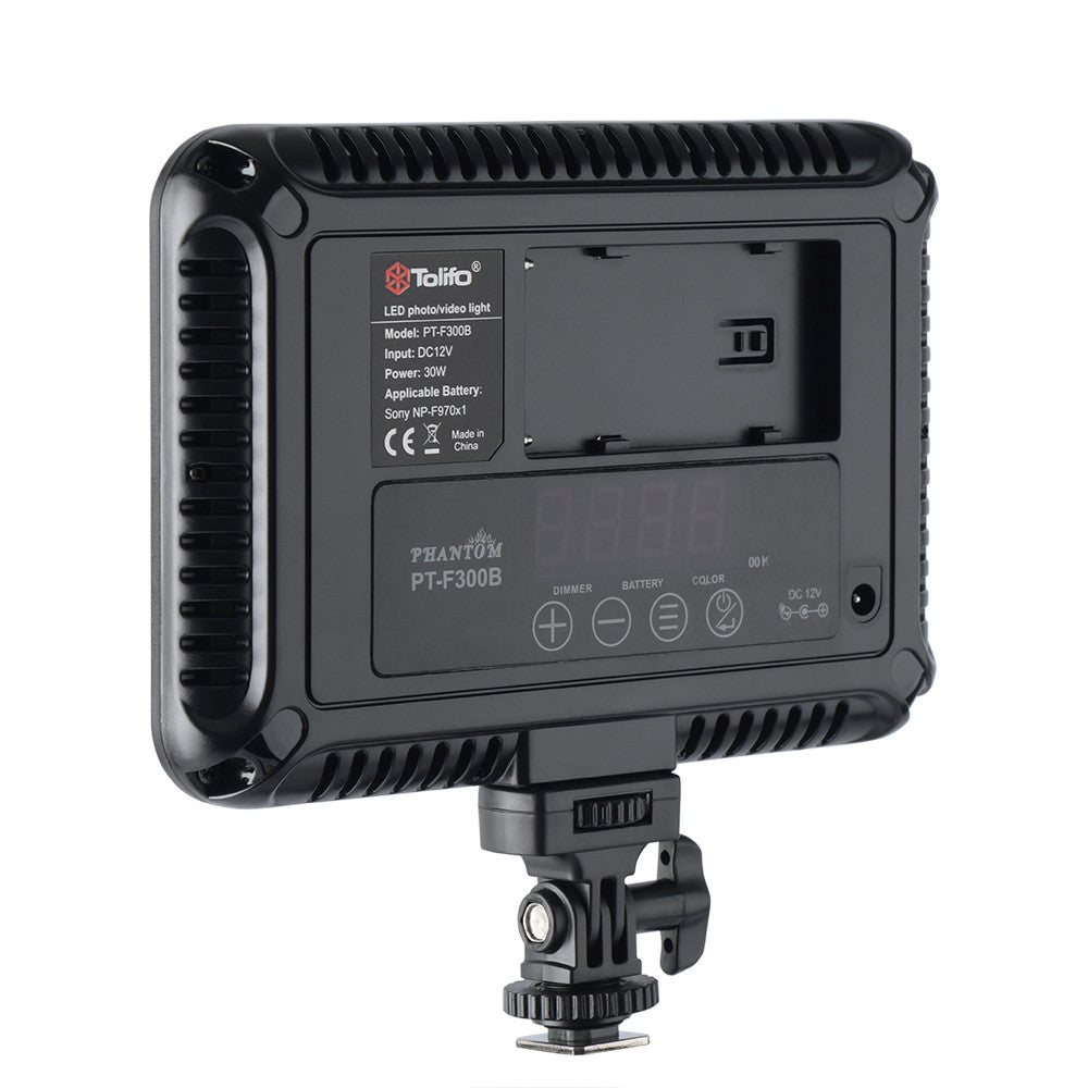 LED video light lamp PT-F300B 30W LED300 color 3200-5600K