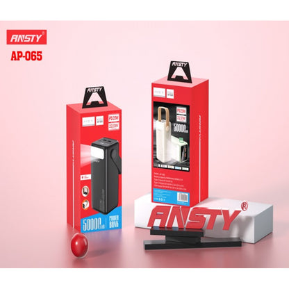 Power Bank 50000 mAh | 22.5W+PD20W — Ansty AP-065 — Black