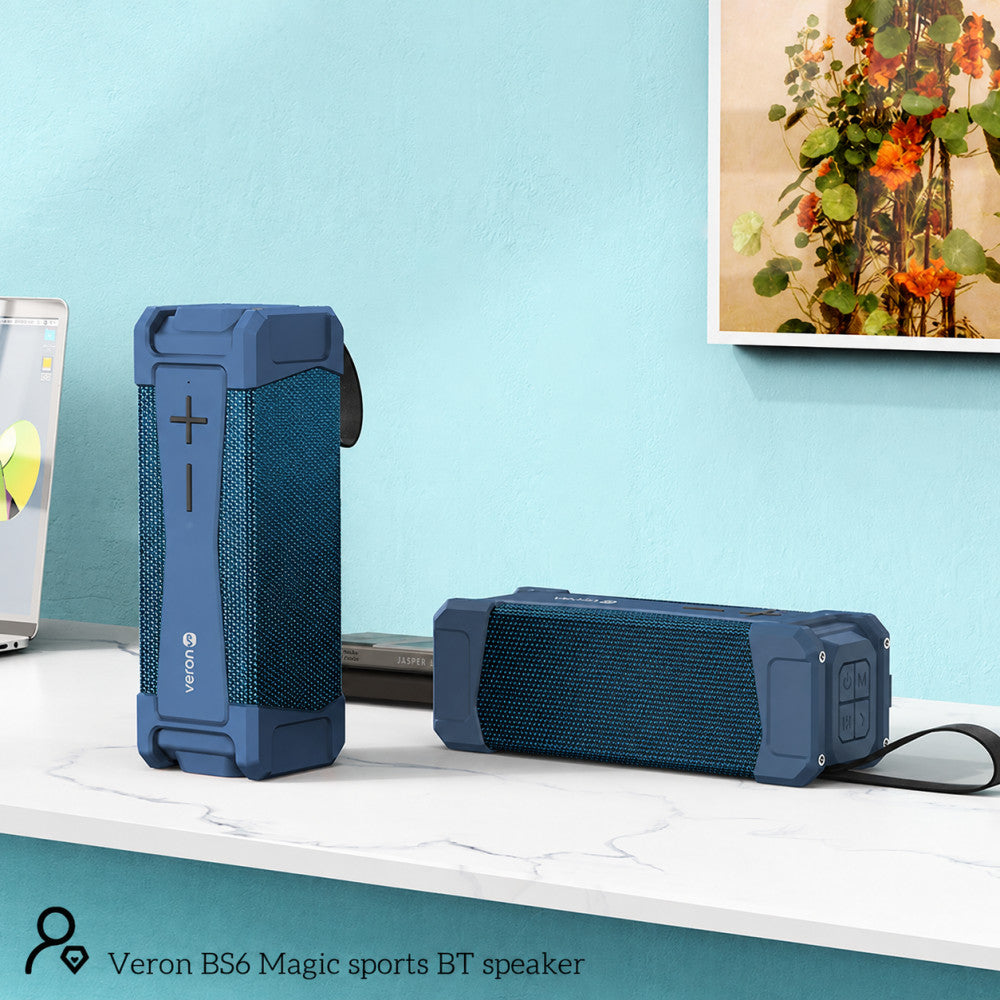 Портативна Bluetooth-колонка Veron BS6 — Navy Blue