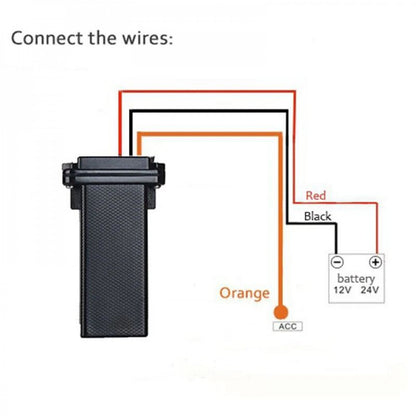 GPS Tracker - AGT02 Waterproof with 150mAh Battery for Car Truck Motorcycle