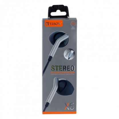 Type C headphones with microphone Yison X6 – Black