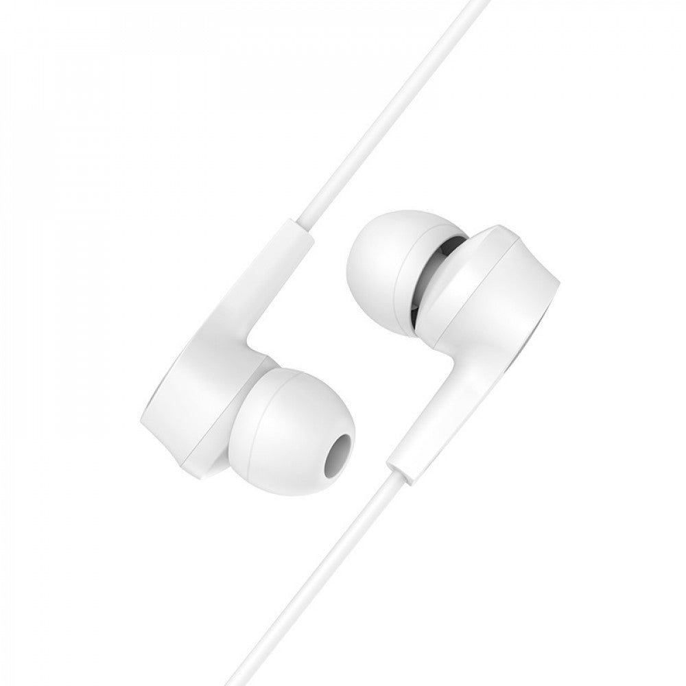 Headphones with microphone 3.5mm Hoco M50 Daintiness – White