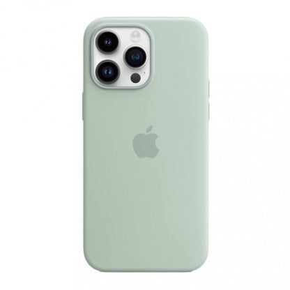 Original Silicone Case Full Size iPhone 14 6.1" — Light Turquoise (73)
