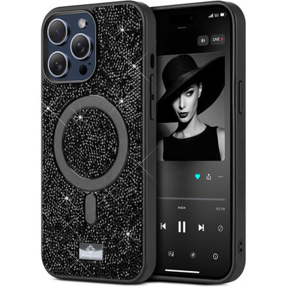 Накладка Чехлы Bling World Rock Case With MagSafe — iPhone 16 Pro Max — Black