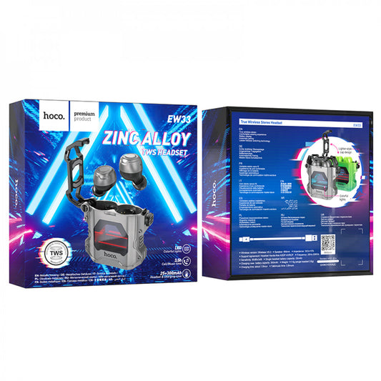 Bluetooth headset TWS Hoco EW33 Interstellar – Space Gray