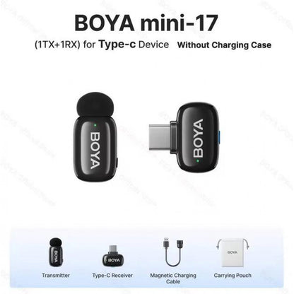 Беспроводной микрофон для телефона BOYA Mini-17
