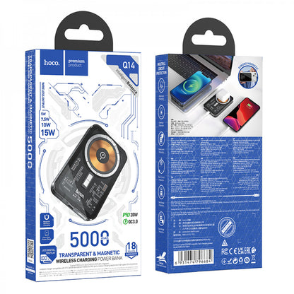 Power Bank 5000 mAh | PD20W – Hoco Q14 – Black