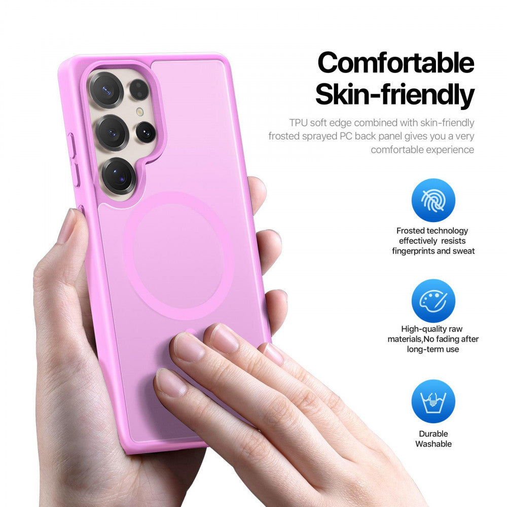 Накладка Чехлы Yind Case With Magsafe — Samsung S25 Ultra — Black