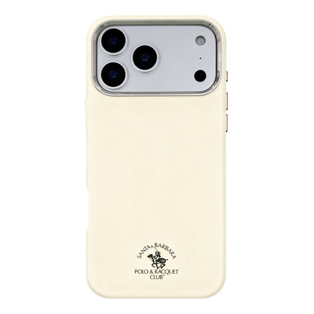 Накладка Чехлы Polo Simon Leather Case with Magsafe iPhone 17 Pro Max — Beige