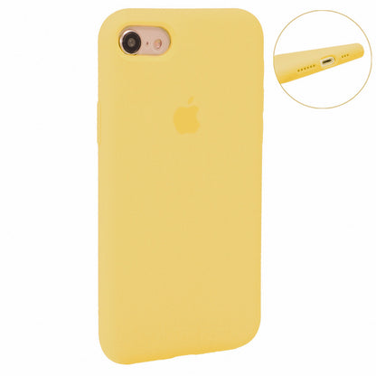 Original Silicone Case Full Size iPhone 7 ; 8 ; SE 2020 — Blue Bird Feather