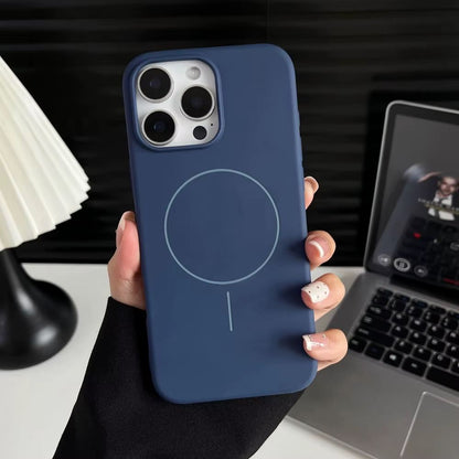 Original Silicone Case HC with MagSafe — iPhone 14 — Midnight blue (8)