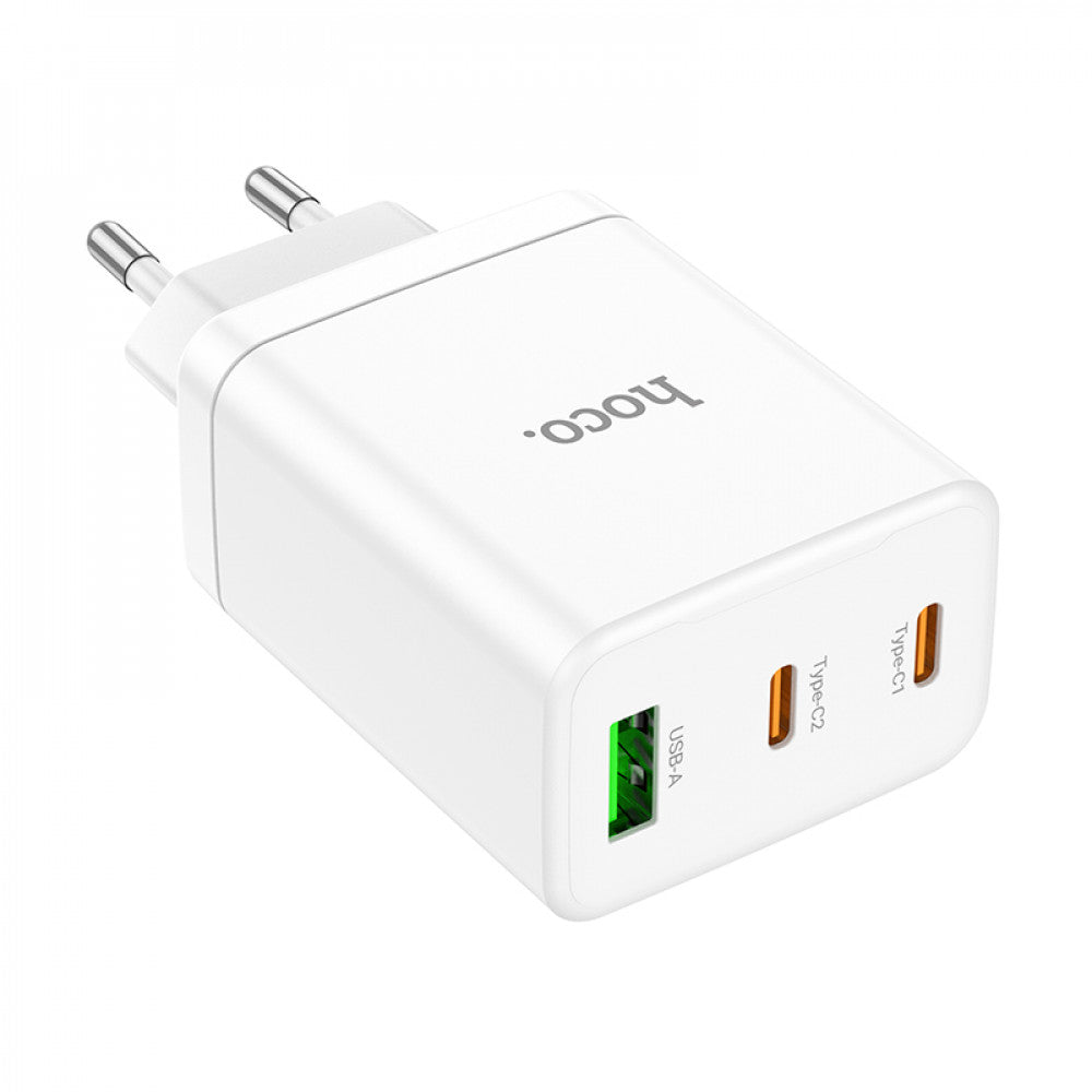 Home Charger 35W 2 PD QC3.0 Hoco N33 – White
