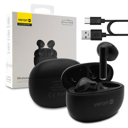 Bluetooth headset TWS Veron - DN28 ANC Denoice - Black