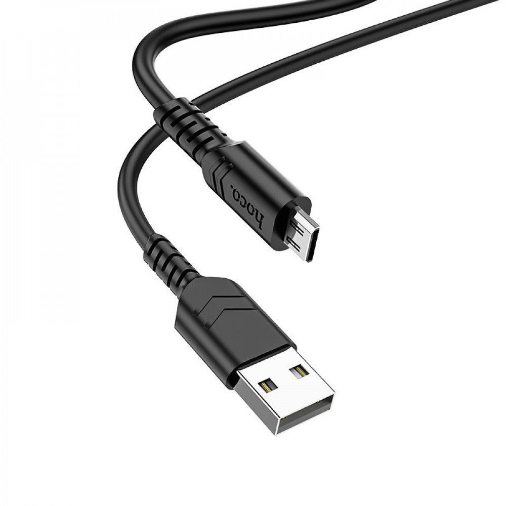 Кабель Micro 2.4A (1m) Hoco X62 — Black