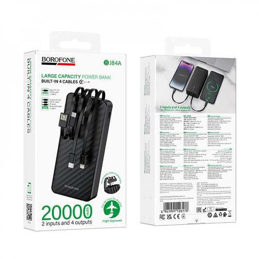 Power Bank 20000 mAh | 22.5W+PD20W — Borofone BJ84A