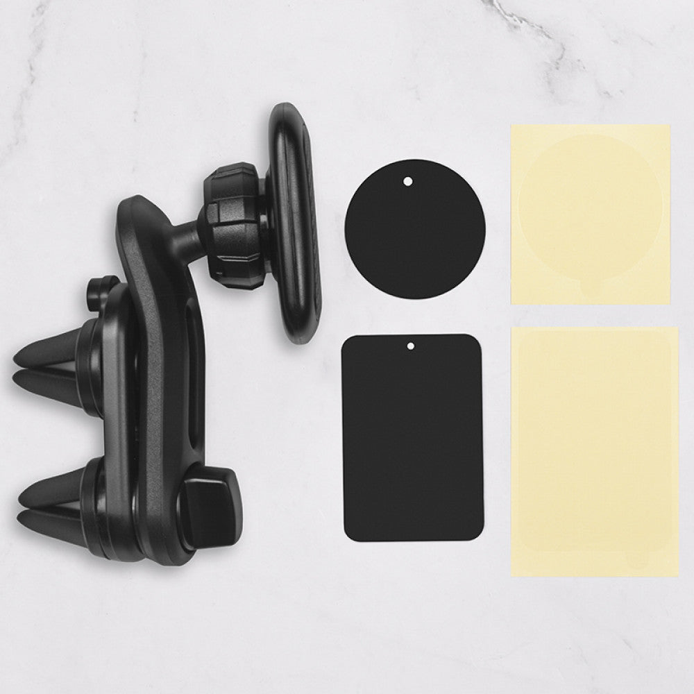 Автотримач магнітний на повітропровід — Hoco CA68 Sagittarius — Black