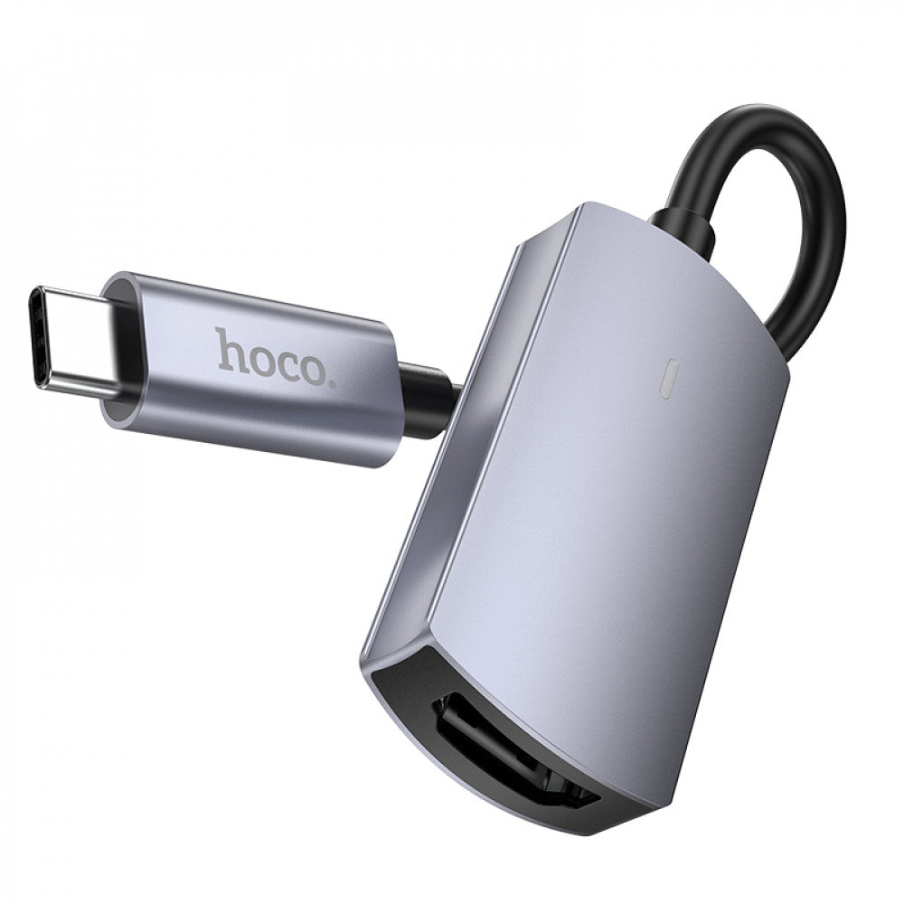 Adapter USB C To HDTV Hoco UA20 – Metal Gray