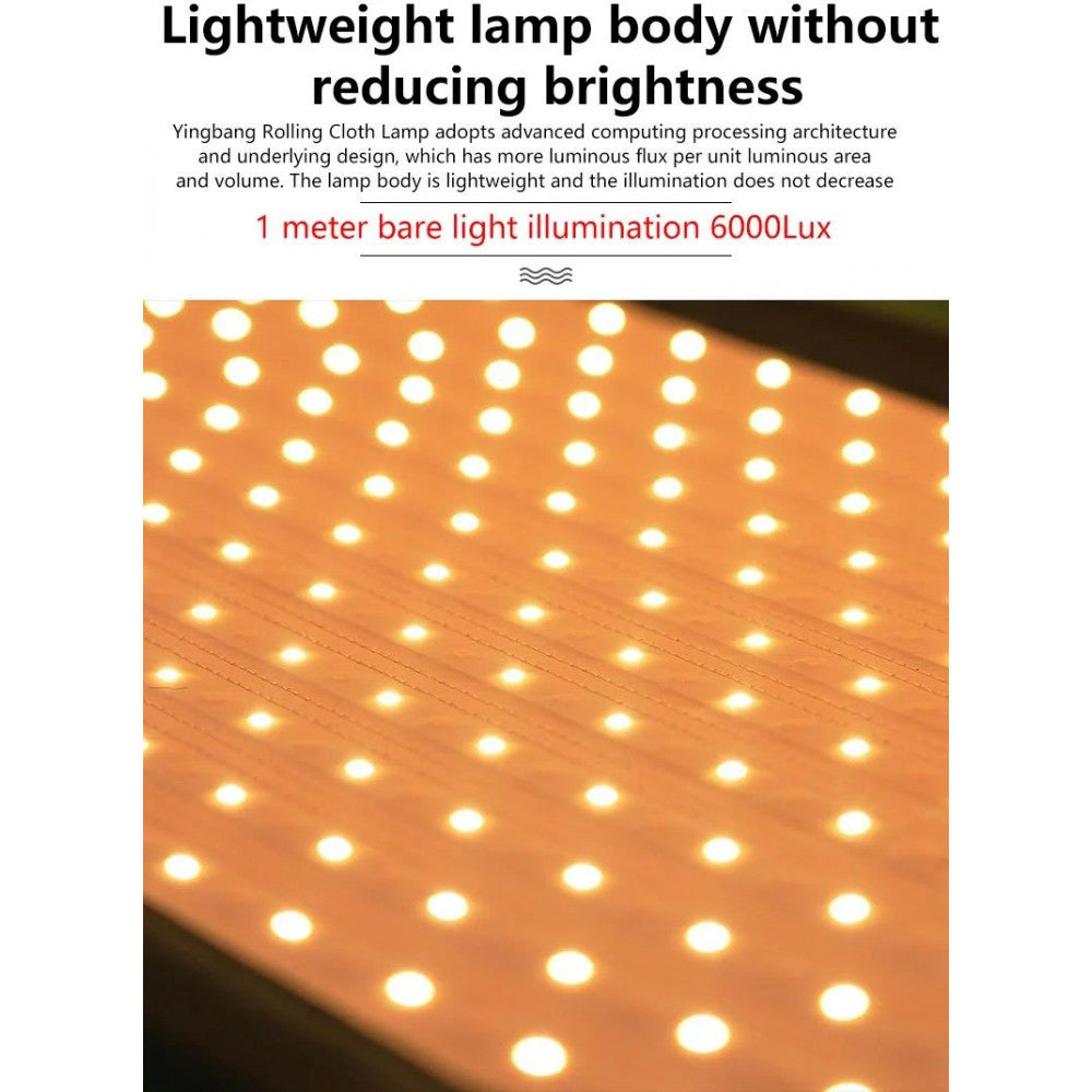 ZSYB JB-200X 200W 3200K-5600K Flexible LED Video Light with APP Control 63cm